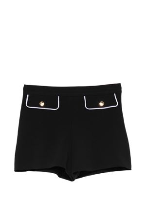 shorts with contrasting profiles ELISABETTA FRANCHI KIDS | EFBE0780GA022N100